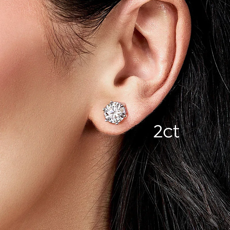 Elegant GRA Diamond Drop Earrings Collection - Image 2