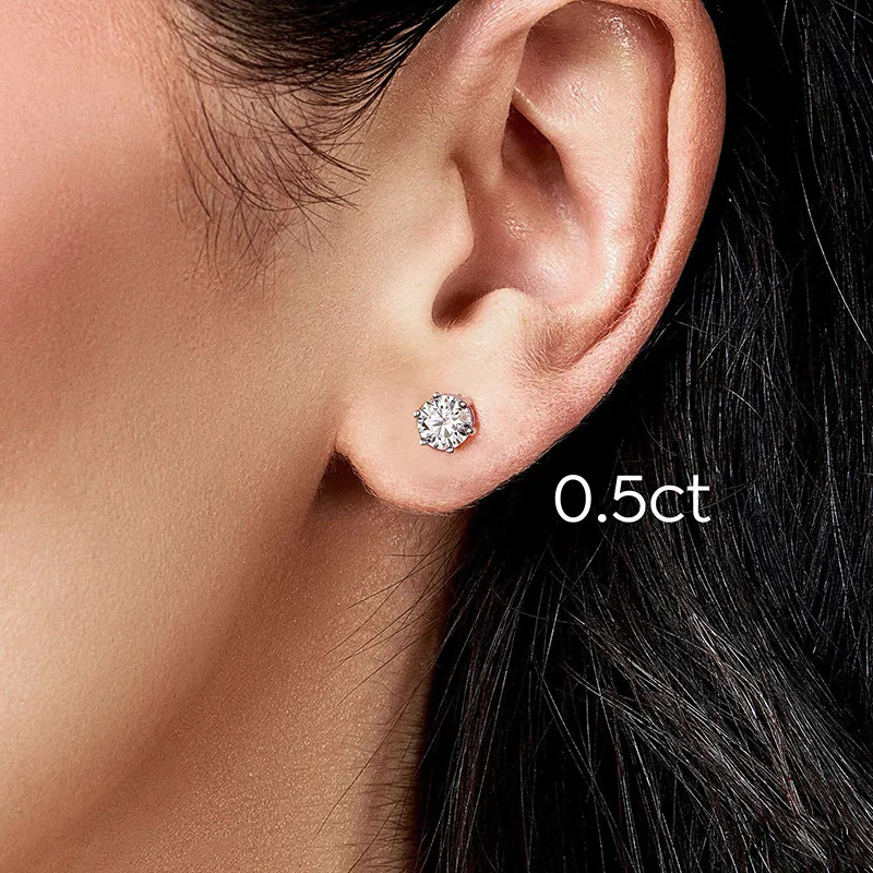 Elegant GRA Diamond Drop Earrings Collection - Image 4