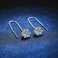 Radiant GRA Certified Moissanite Stud Earrings - Image 3