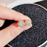 Stunning Crystal Hoop Earrings - Image 3