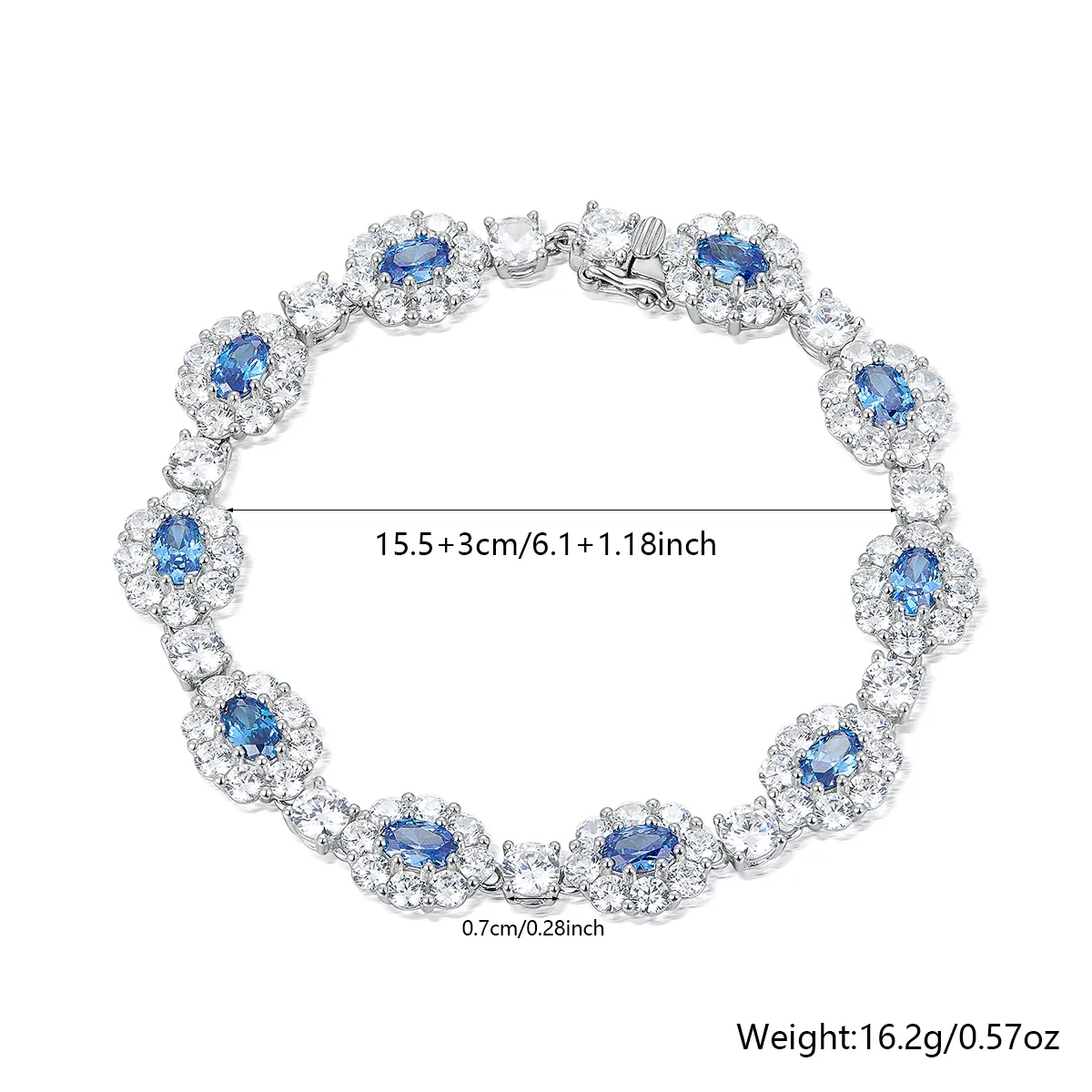 Captivating Tennis Link Bracelet - Image 3
