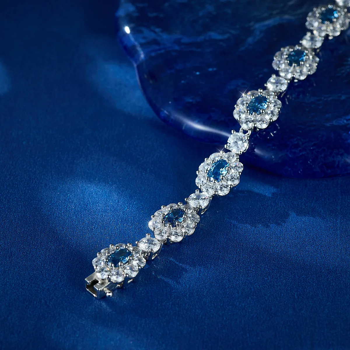 Captivating Tennis Link Bracelet - Image 2