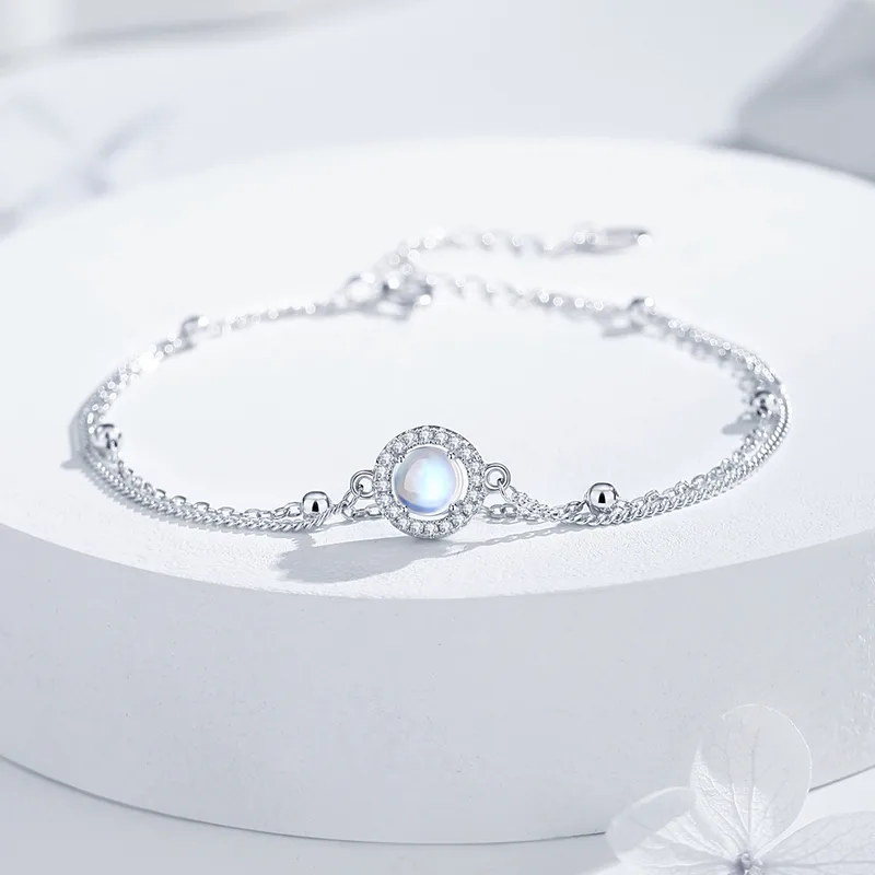 Modern Floral Link Bracelet - Image 3