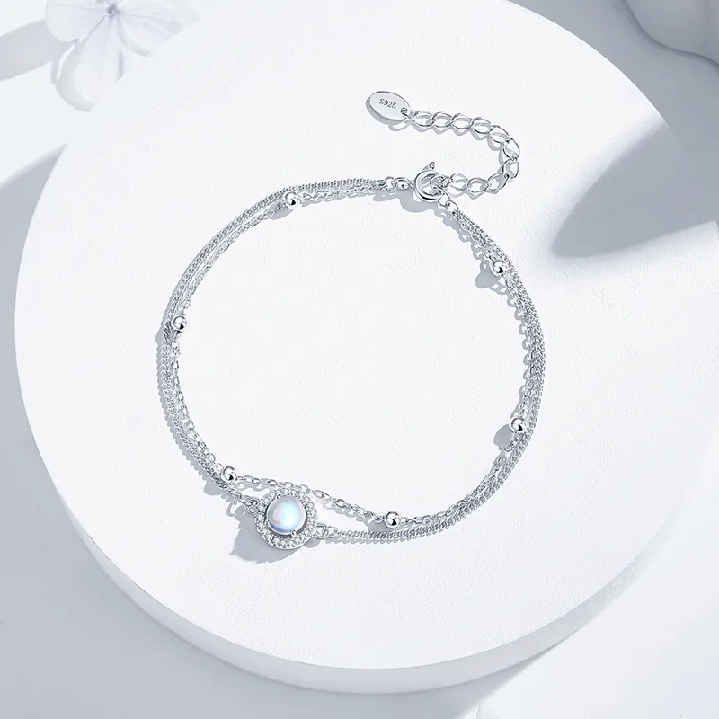 Modern Floral Link Bracelet - Image 5