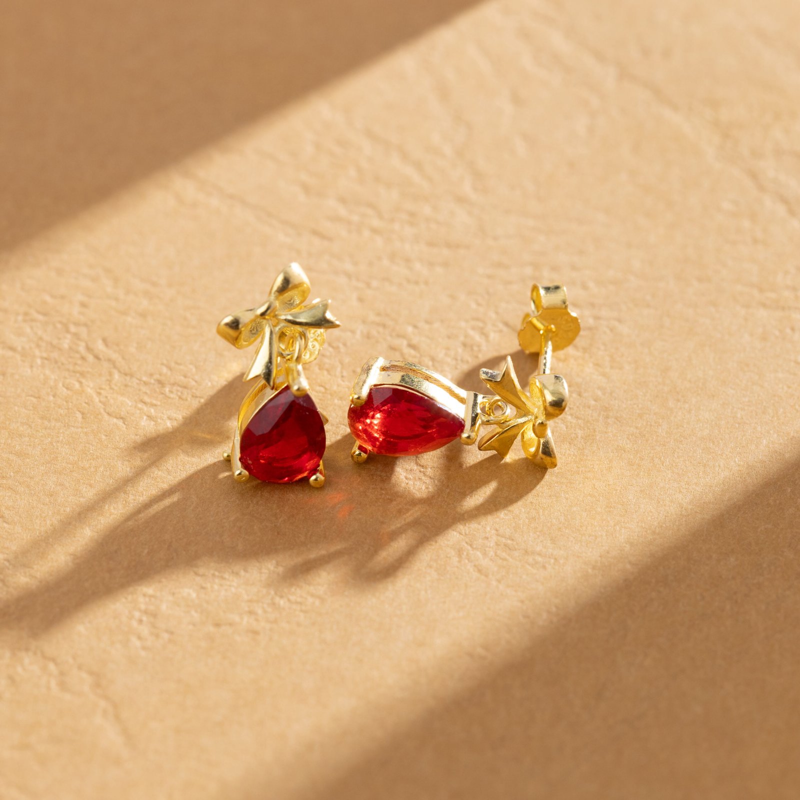 Luxurious Evil Eye Stud Earrings - Image 2