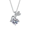 Luxurious Authenticated Moissanite Drop Pendant