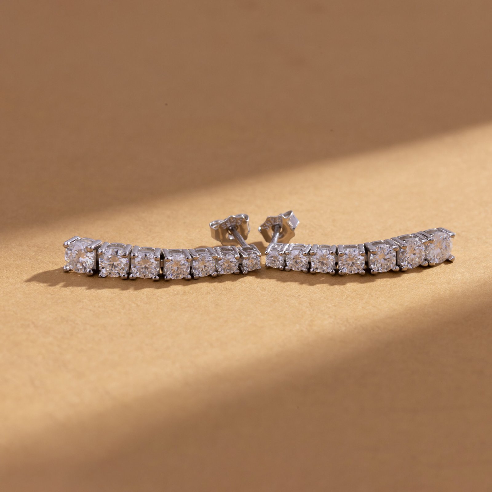 Dazzling Crystal Drop Ear Studs - Image 3