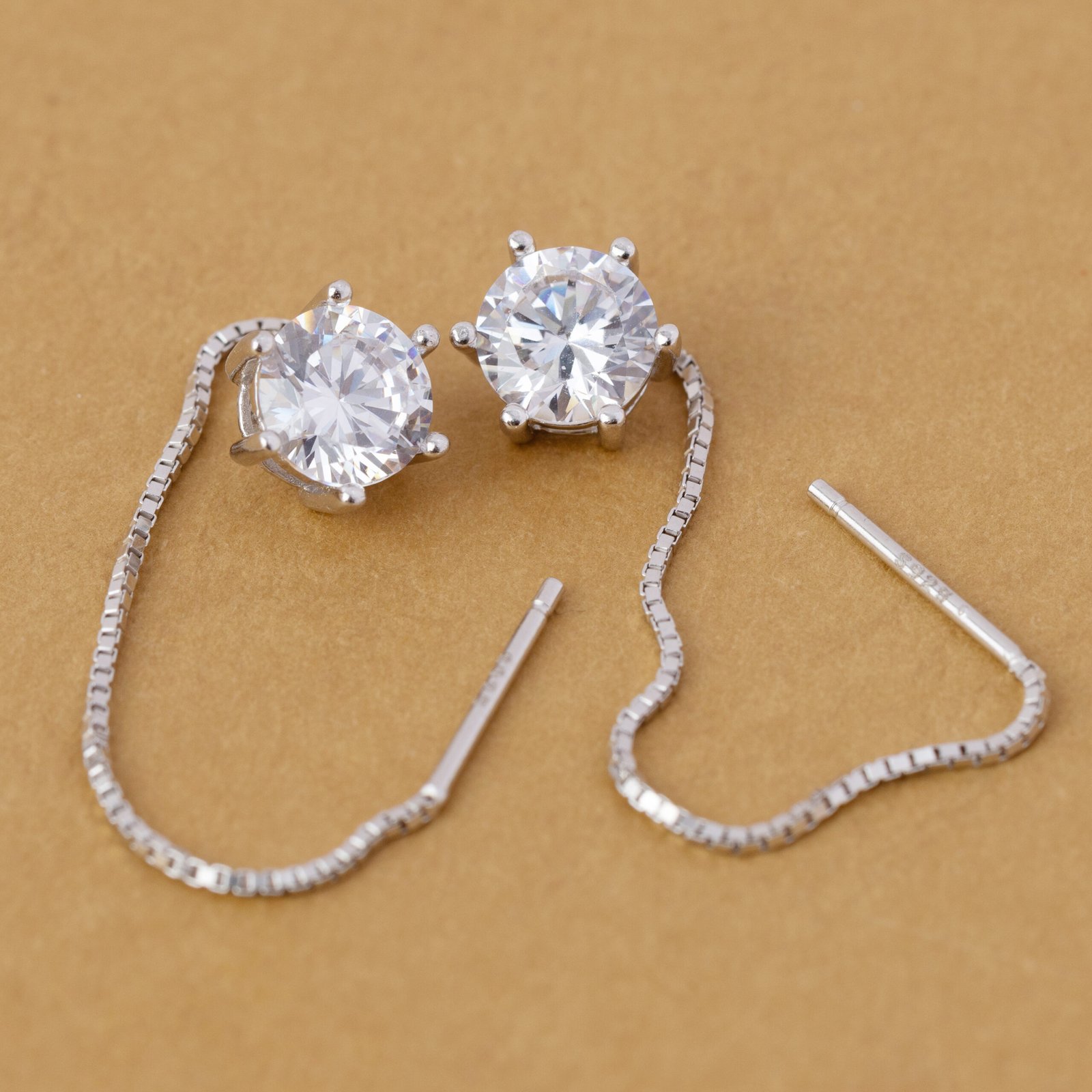 Radiant GRA Certified Moissanite Stud Earrings