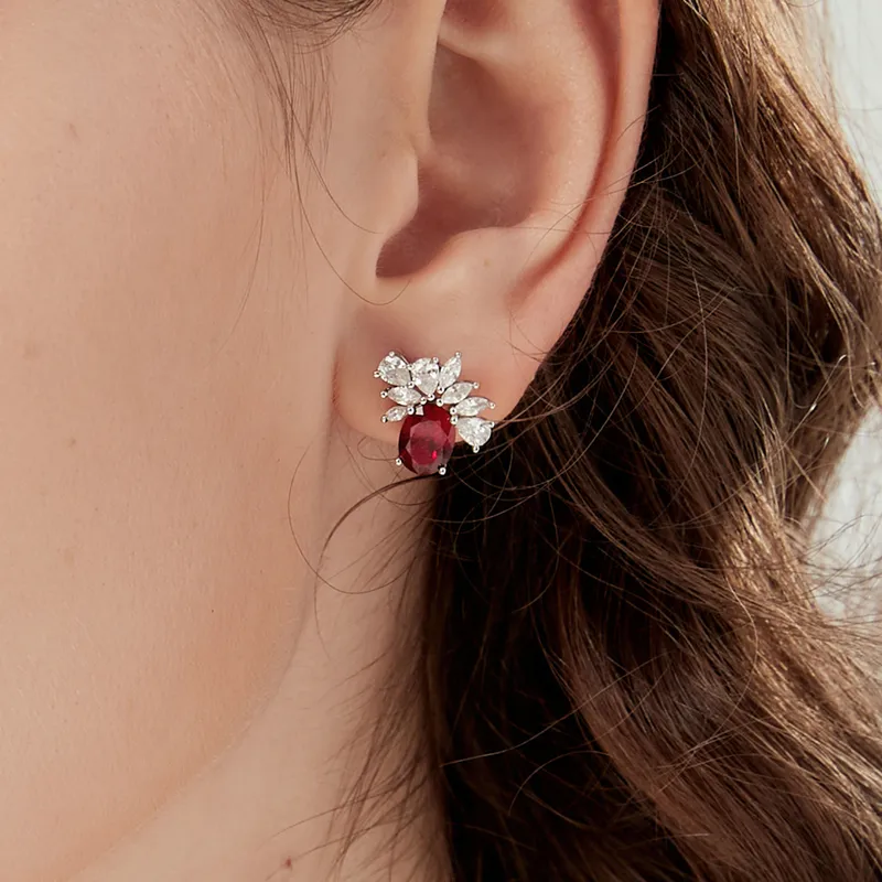 Classic Heart Ear Cuff Ear Studs - Image 2