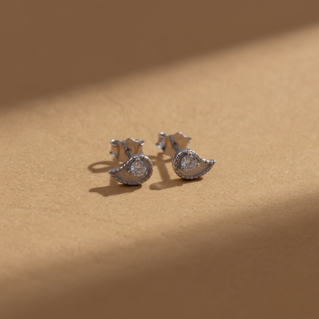 Stunning Moissanite Hoop Earrings Set - Image 4