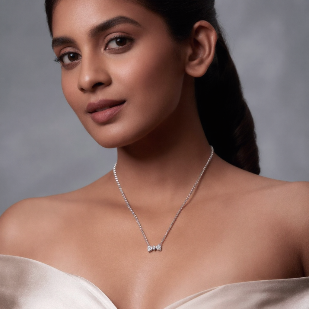 Dazzling Lock Necklace Pendant - Image 2