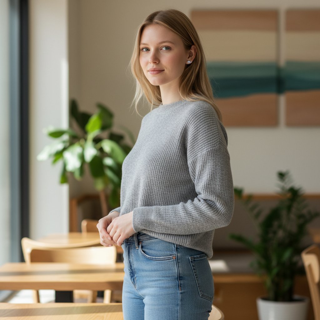 Stunning Moissanite Hoop Earrings Set - Image 2