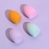 Water Droplets Solid Color Hydrophilic Polyurethane Makeup Sponge 1 Piece — Buy online India at Divine Aura Jewels