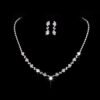 Earrings + Necklace Luxurious Bridal Geometric Rhinestone Tassel - TL057 — Buy online India at Divine Aura Jewels