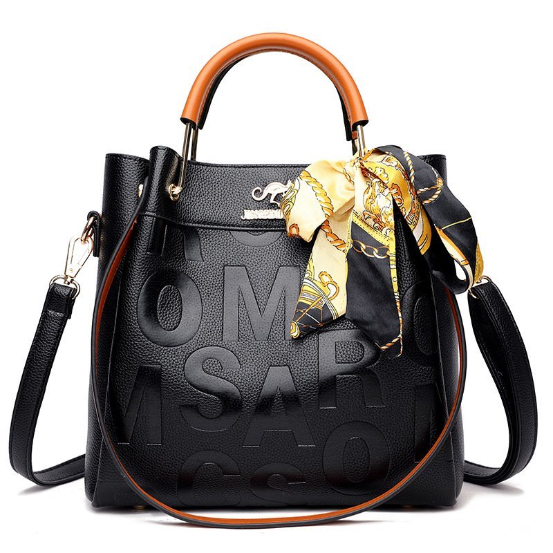 Medium All Seasons Pu Leather Elegant Fashion Shoulder Bag Handbag Tote Bag - Jewellery - Image 2
