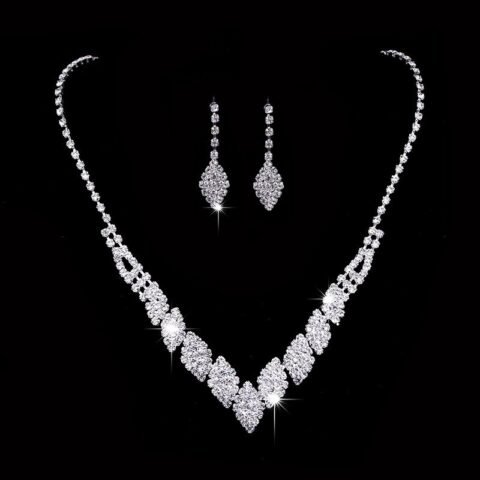 Classical Flower Artificial Gemstones Alloy Wholesale Necklace - Jewellery - Image 2