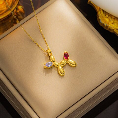 Four Leaf Clover Bear Flower Shell Zircon Bracelets Earrings Necklace — Buy online India at Divine Aura Jewels