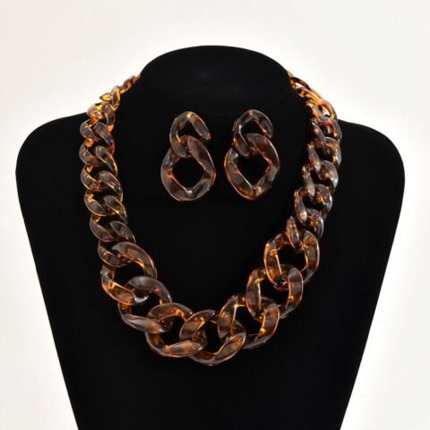 Geometric Earrings Necklace - Style 4 — Buy online India at Divine Aura Jewels
