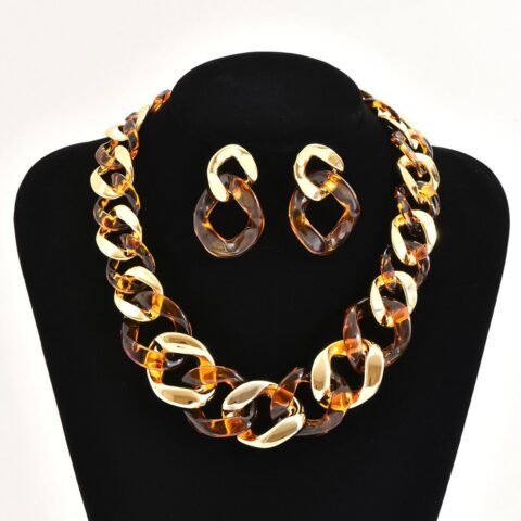 Geometric Earrings Necklace — Buy online India at Divine Aura Jewels