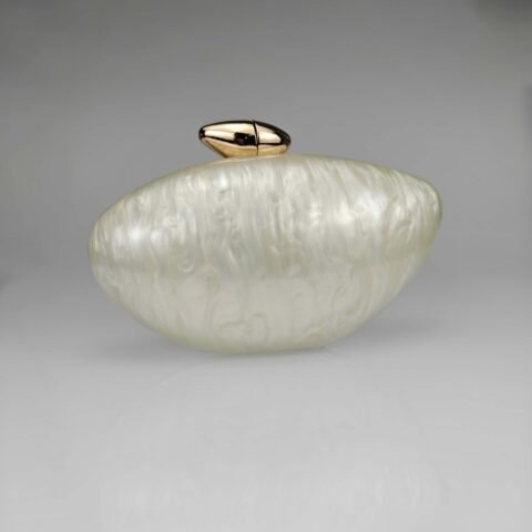 Coffee Rose Red White Marble Oval Evening Bags — Buy online India at Divine Aura Jewels