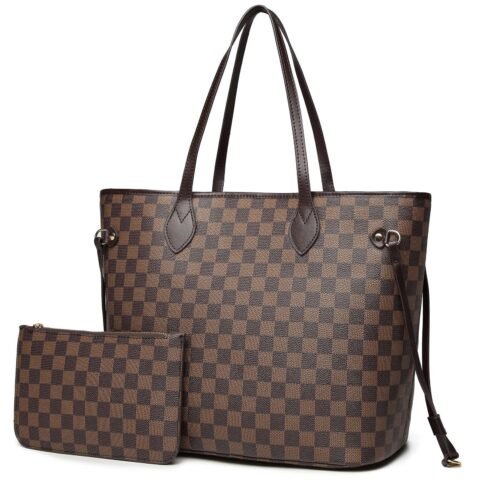 Medium Pu Leather Lattice Vintage Style Square Open Tote Bag — Buy online India at Divine Aura Jewels