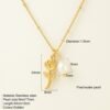 Angel Heart Shape Bow Knot Pendant Necklace Clip Bead Necklace — Buy online India at Divine Aura Jewels