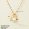 Angel Heart Shape Bow Knot Pendant Necklace Clip Bead Necklace — Buy online India at Divine Aura Jewels