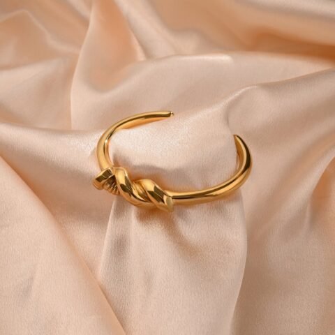 Casual Elegant Spiral Nail 304 Stainless Steel Bangle in Bulk | Fashion jewellery | Divine Aura Jewels