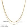 Modern Style Geometric Solid Color Double Layer Necklaces Necklace — Buy online India at Divine Aura Jewels