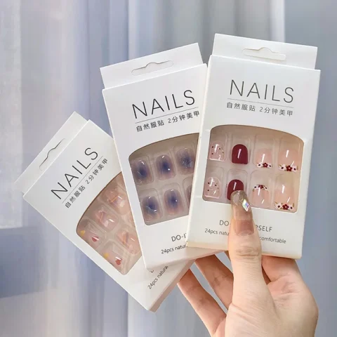 Love & Cherry Press-On Nail Art Set — Buy online India at Divine Aura Jewels