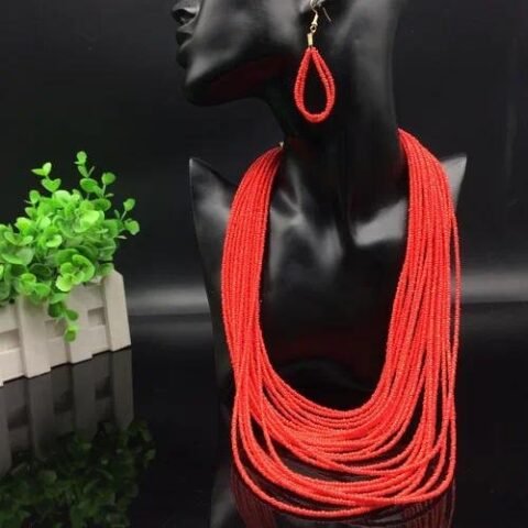 Ethnic Style Solid Color Arylic Women’S Long Necklace - Jewellery - Image 2
