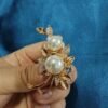 Pin Flower Metal Pearls Diamond Brooches - 7.5cm Butterfly Broo — Buy online India at Divine Aura Jewels