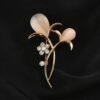 Pin Flower Metal Pearls Diamond Brooches - Bow Tie Brooch Silver 7.5cm — Buy online India at Divine Aura Jewels