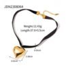 Heart Shape Cloth 18K Pendant Necklace - Gold — Buy online India at Divine Aura Jewels