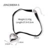 Heart Shape Cloth 18K Pendant Necklace - Silver — Buy online India at Divine Aura Jewels
