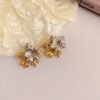 Pair Vintage Style Flower Ear Studs — Buy online India at Divine Aura Jewels