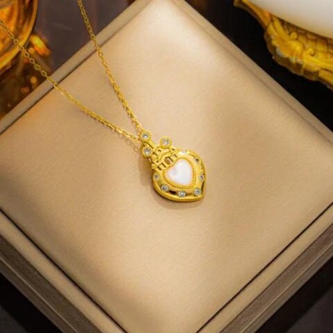 Four Leaf Clover Bear Flower Shell Zircon Bracelets Earrings Necklace — Buy online India at Divine Aura Jewels