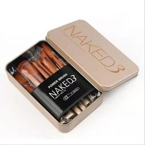 Simple Style Artificial Fiber Wooden Handle Makeup Brushes 1 set - NK3 12 PCs | Fashion jewellery | Divine Aura Jewels
