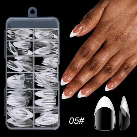 120 Pieces French Pointed Nail Tip | Fashion jewellery | Divine Aura Jewels