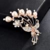 Elegant Pin Flower Brooches - 1 One Leaf Pearl — Buy online India at Divine Aura Jewels