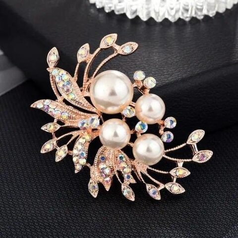 Elegant Pin Flower Brooches - 8-Jiao Hua — Buy online India at Divine Aura Jewels