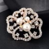Elegant Pin Flower Brooches - 14-Two-Leaf Pearl — Buy online India at Divine Aura Jewels