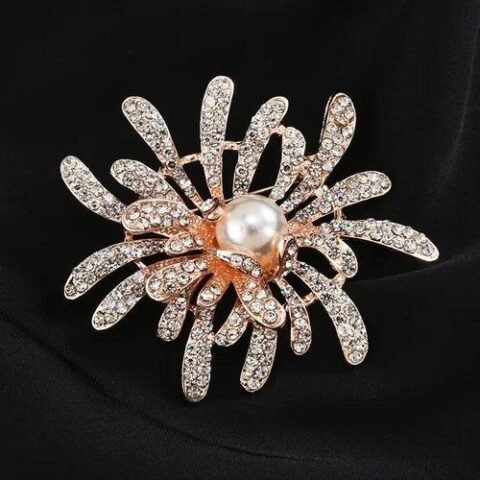 Elegant Pin Flower Brooches - 31-Hydrangea macrophylla — Buy online India at Divine Aura Jewels