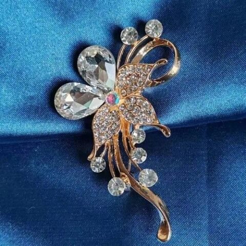 Elegant Pin Flower Brooches - 44-Flower — Buy online India at Divine Aura Jewels
