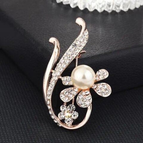 Elegant Pin Flower Brooches - 47-Jupiter — Buy online India at Divine Aura Jewels