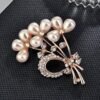Elegant Pin Flower Brooches - 49-8-Word Pearl — Buy online India at Divine Aura Jewels