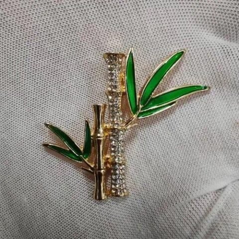Elegant Pin Flower Brooches - 60-Silver Leaves — Buy online India at Divine Aura Jewels