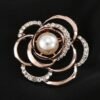 Elegant Pin Flower Brooches - 64-18K Golden Leaf — Buy online India at Divine Aura Jewels