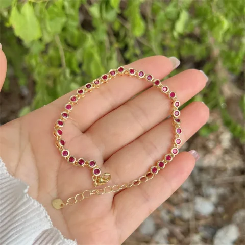 18K Heart Shape Zircon Bracelets — Buy online India at Divine Aura Jewels