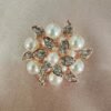 Elegant Pin Flower Brooches - 83-Windmill Pearl — Buy online India at Divine Aura Jewels